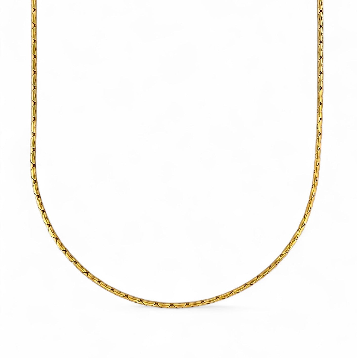 14446GM - Cadena cordón semirrígida oro amarillo 18kt - 43,1cm