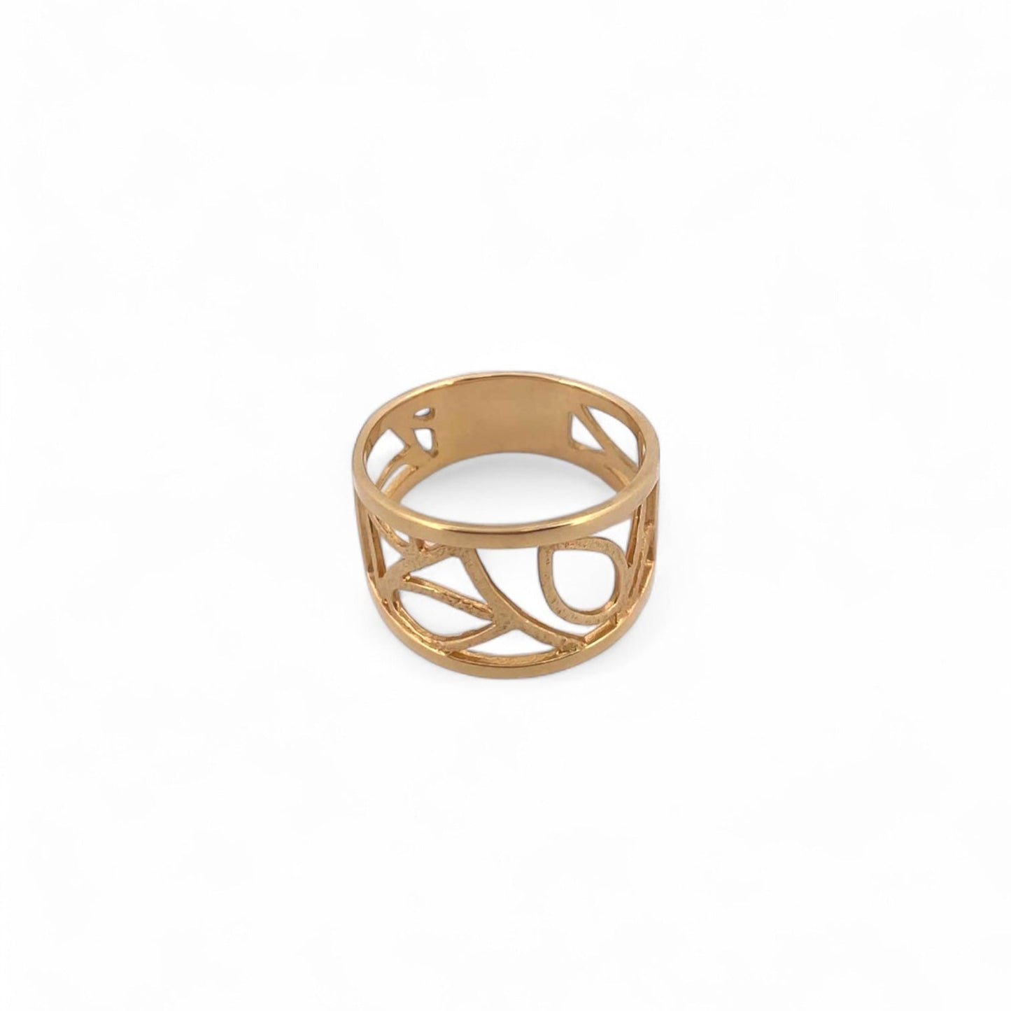 Comprar anillo calado original de TOUS realizado en oro amarillo de 18kt. Joyas de Tous de oro baratas en Barcelona. Joyería Ian'Or. Envío GRATIS.