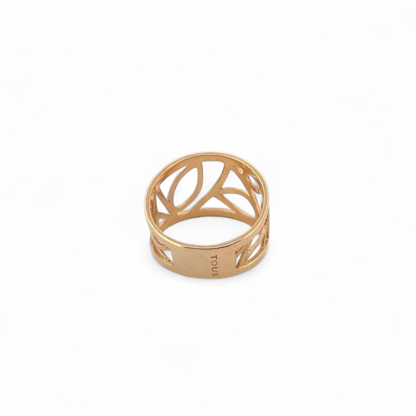 Comprar anillo calado original de TOUS realizado en oro amarillo de 18kt. Joyas de Tous de oro baratas en Barcelona. Joyería Ian'Or. Envío GRATIS.