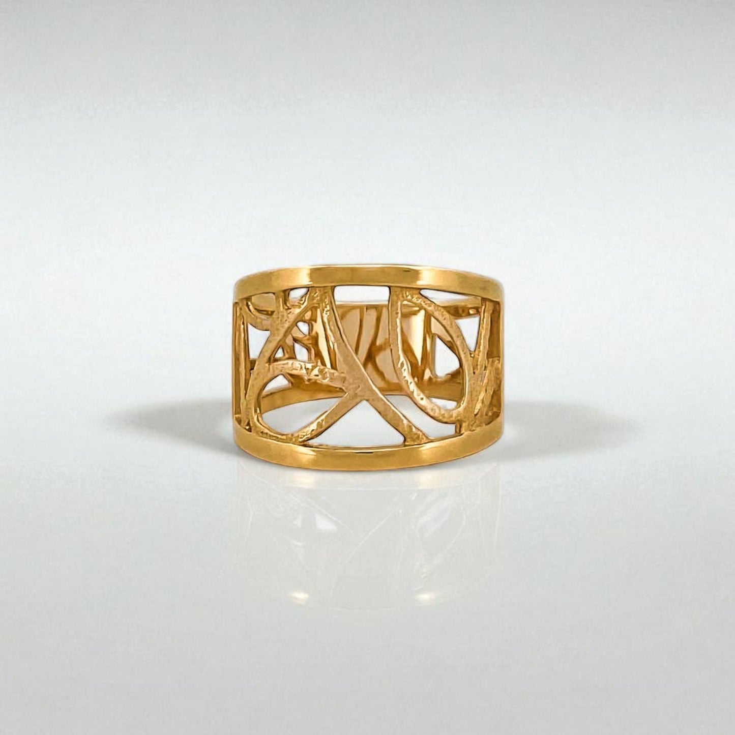 Comprar anillo calado original de TOUS realizado en oro amarillo de 18kt. Joyas de Tous de oro baratas en Barcelona. Joyería Ian'Or. Envío GRATIS.