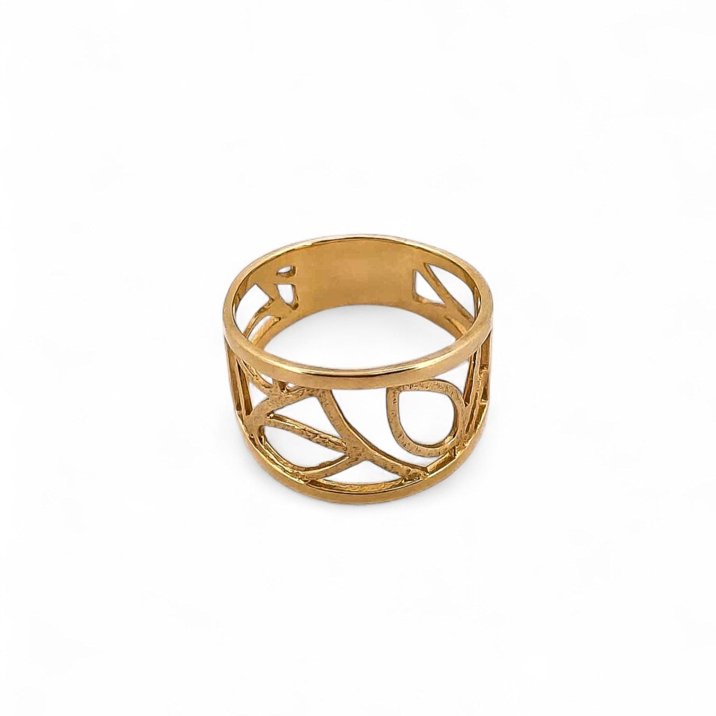Comprar anillo calado original de TOUS realizado en oro amarillo de 18kt. Joyas de Tous de oro baratas en Barcelona. Joyería Ian'Or. Envío GRATIS.