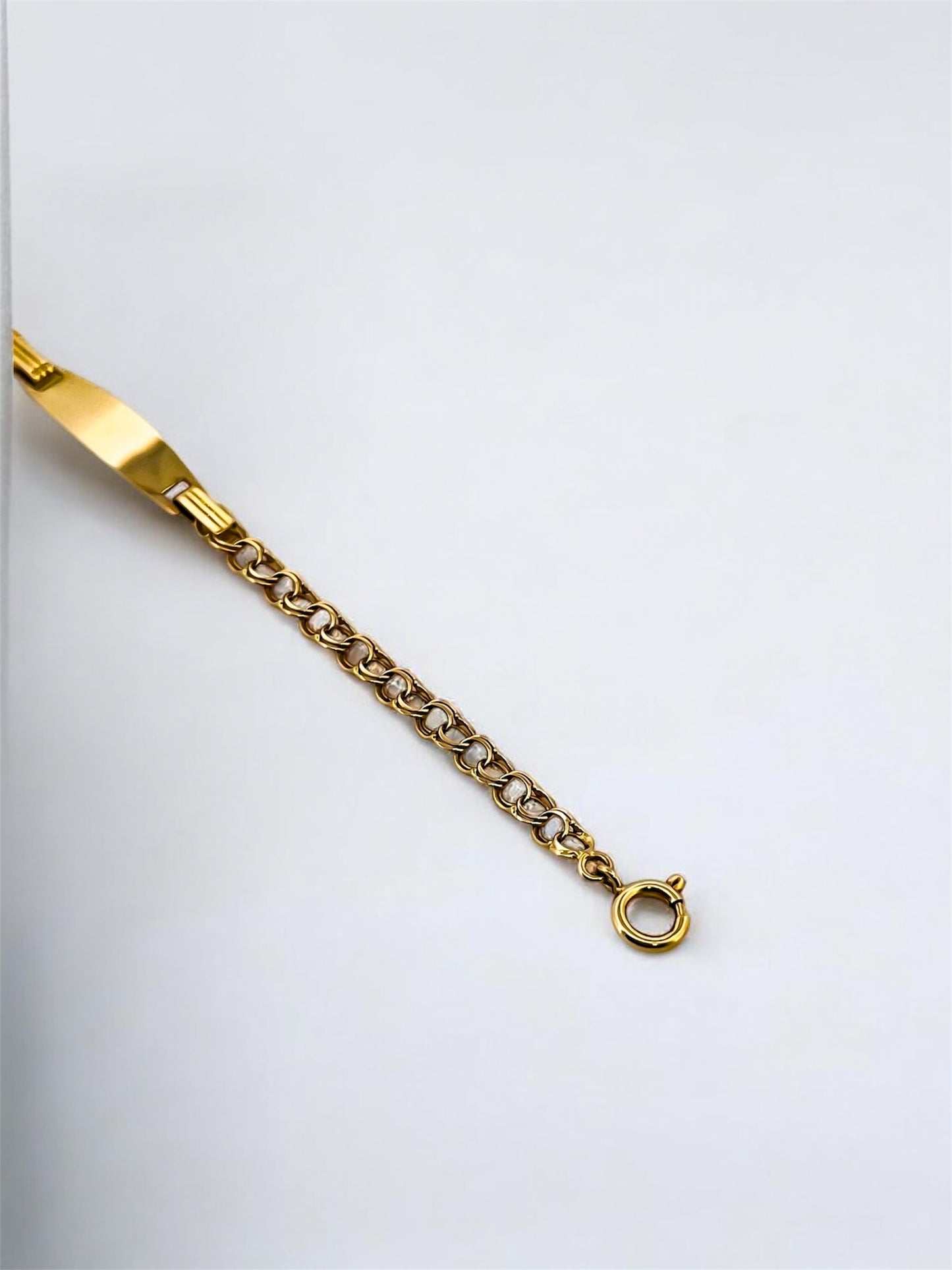 14624GM - Pulsera no me olvides bebé oro amarillo 18kt