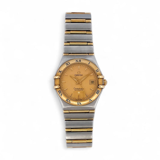 Comprar clásico reloj vintage Omega Constellation autómatico de Mujer con esfera de 27mm. Relojes Omega de segunda mano baratos en Bcn. Joyería Ian'Or.
