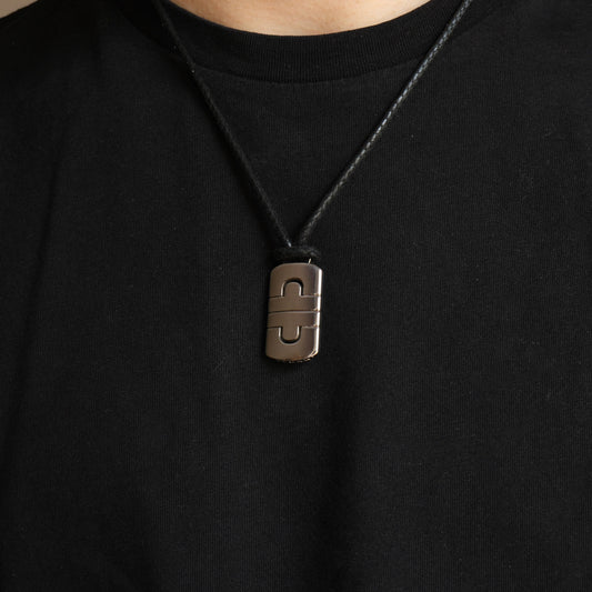 14693GM - Collar con colgante BVLGARI Parentesi oro blanco