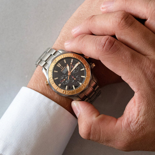 14823GM - Reloj Omega Seamaster Titanio y Oro 18kt