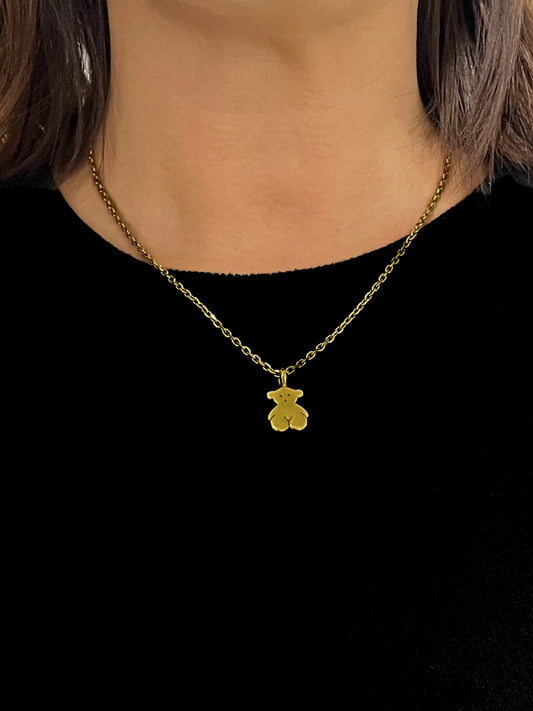 Comprar colgante de oro amarillo de 18kt representativo de Tous. Joyería Ian'Or compro oro dónde comprar y vender joyas en Barcelona al mejor precio.