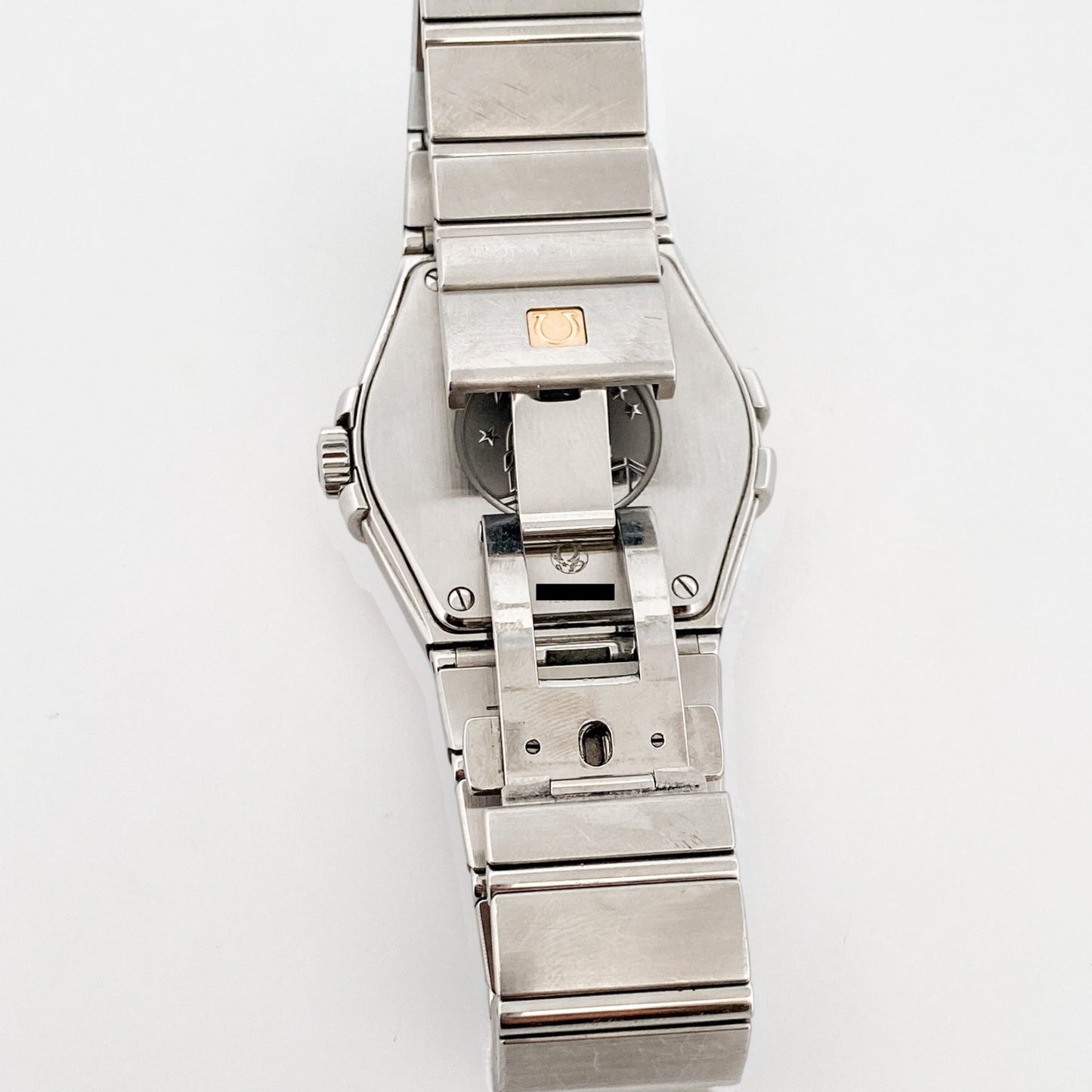 Comprar clásico reloj vintage Omega Constellation con esfera de 34mm. Realizado en acero. Relojes Omega de segunda mano baratos en Bcn. Joyería Ian'Or.
