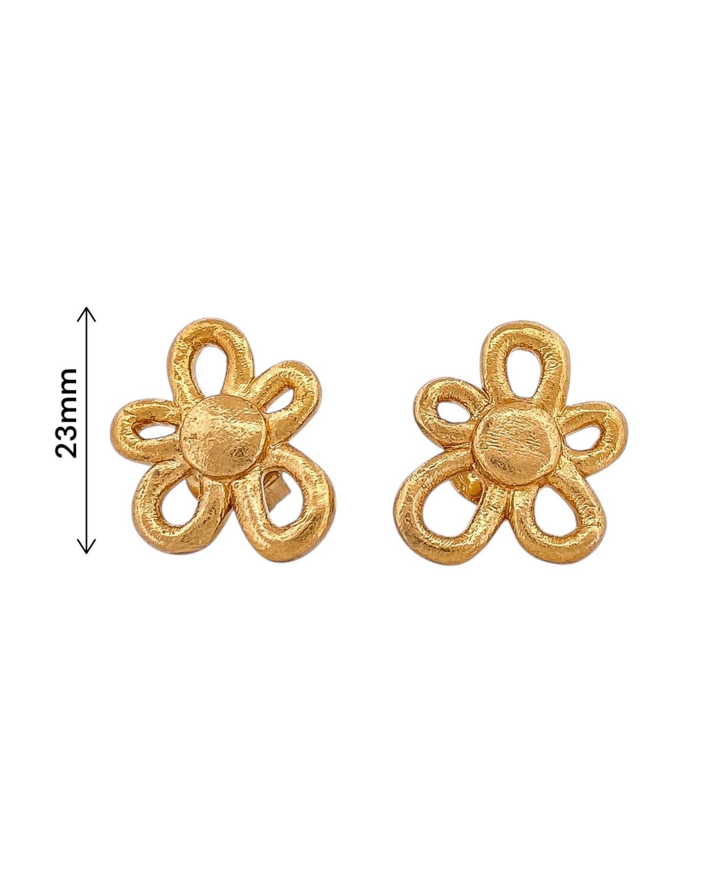 14924GM - Pendientes TOUS oro amarillo 18kt en forma de flor