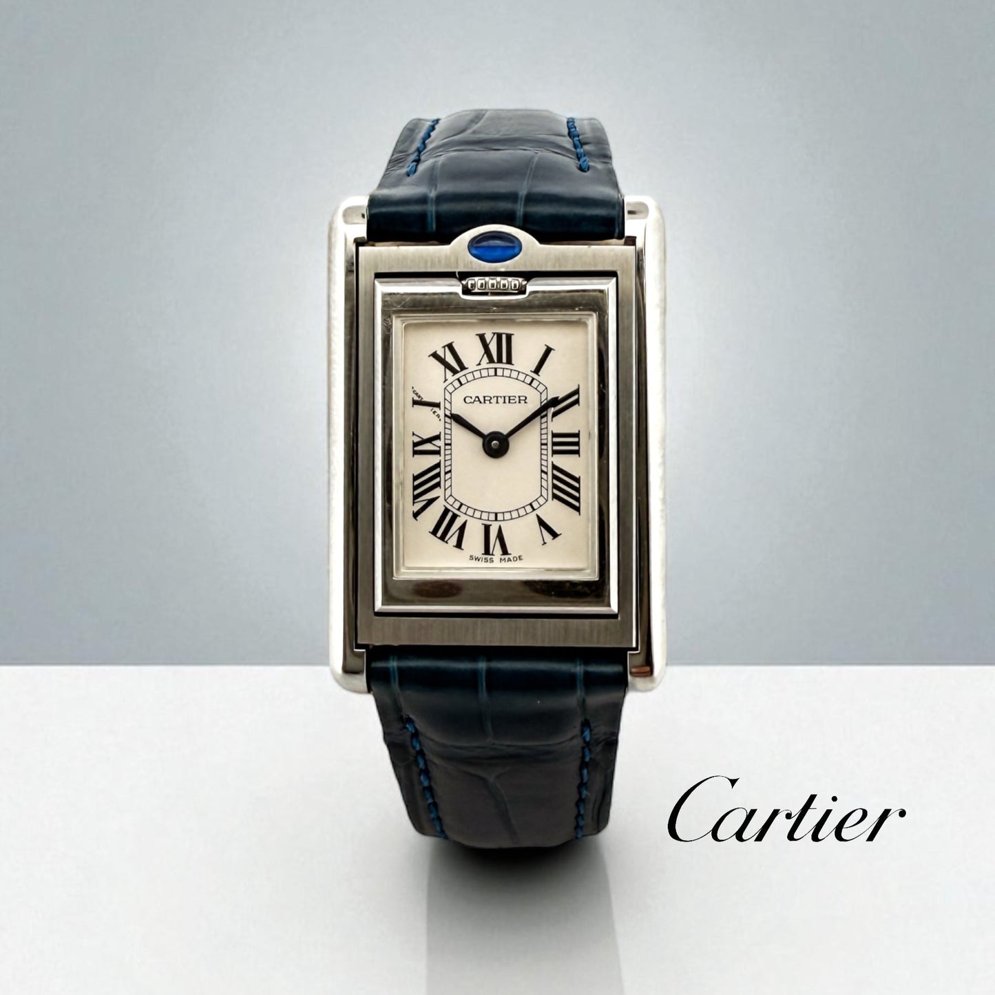 Reloj original Cartier modelo Tank Basculante de cuarzo
Relojes Cartier de segunda mano baratos en Barcelona.