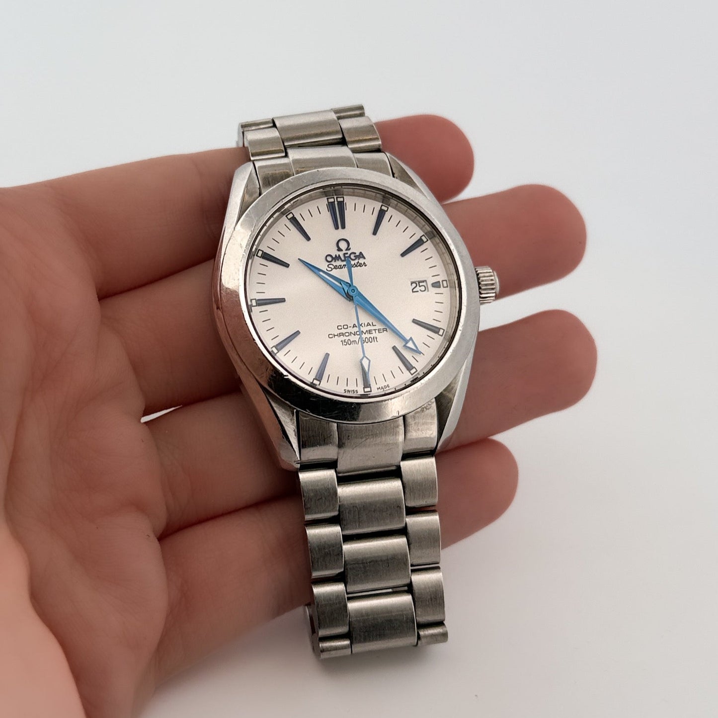 Comprar reloj Omega Seamaster Aqua Terra automático realizado en acero. Relojes Omega de segunda mano baratos en Barcelona. Envío GRATIS. Joyería Ian'Or.