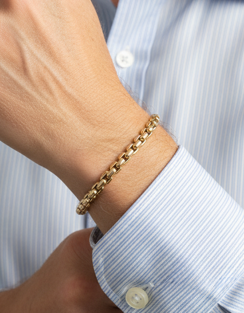 Pulsera original y vintage de la firma TIffany & Co. realizada en oro amarillo de 18kt con cadena tipo veneciana redonda de oro amarillo. Joyas Tiffany al mejor precio