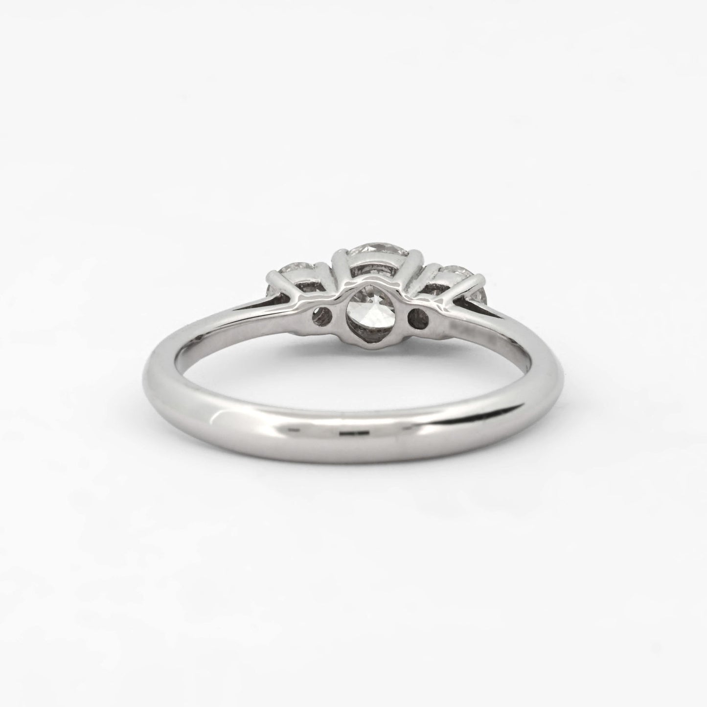 Sortija Tresillo de RABAT en oro blanco 18kt y diamantes - 15867GM