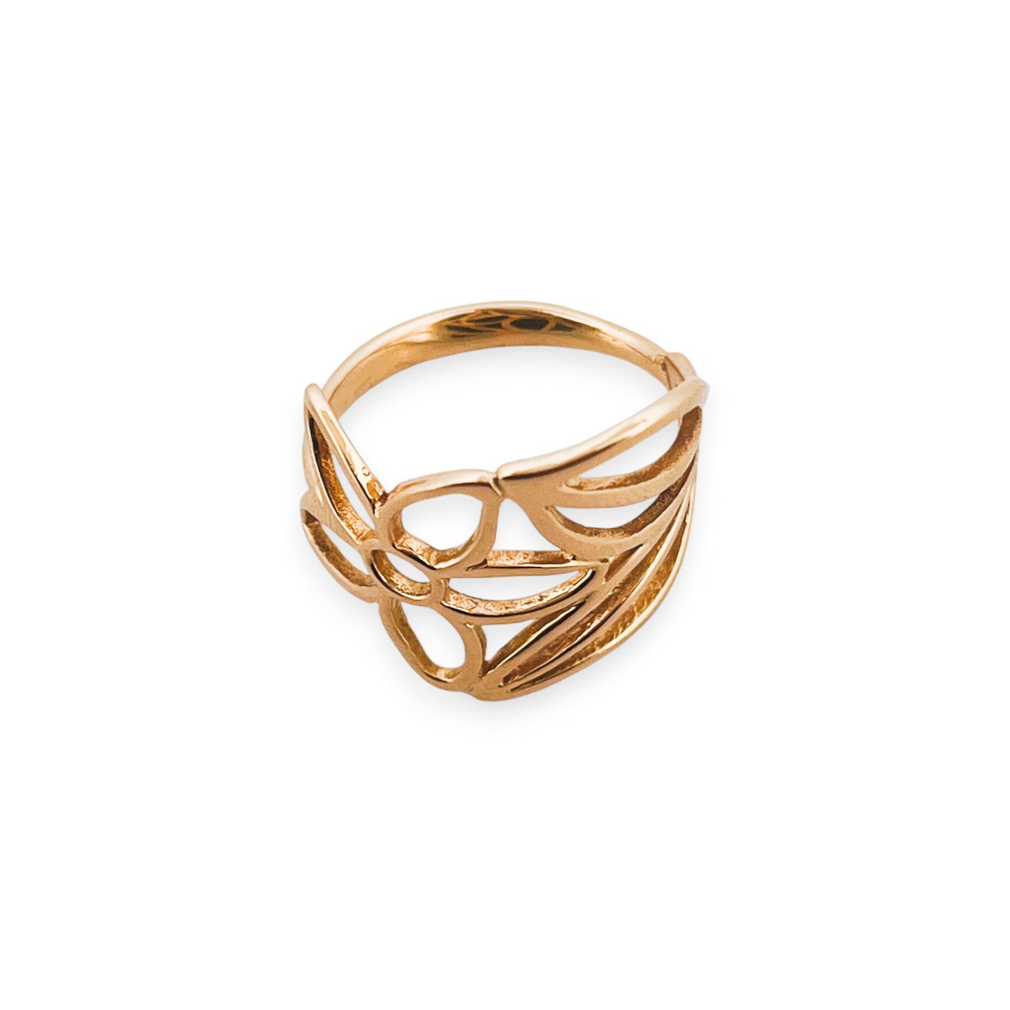 Comprar anillo original de TOUS en forma de flor realizado en oro amarillo de 18kt. Joyas Tous baratas.