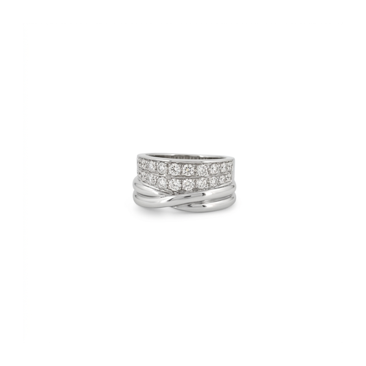 Comprar sortija de oro blanco 18kt y diamante. Joyería compro oro, dónde comprar y vender joyas al mejor precio en Barcelona. Joyas al mejor precio, envío gratuito.