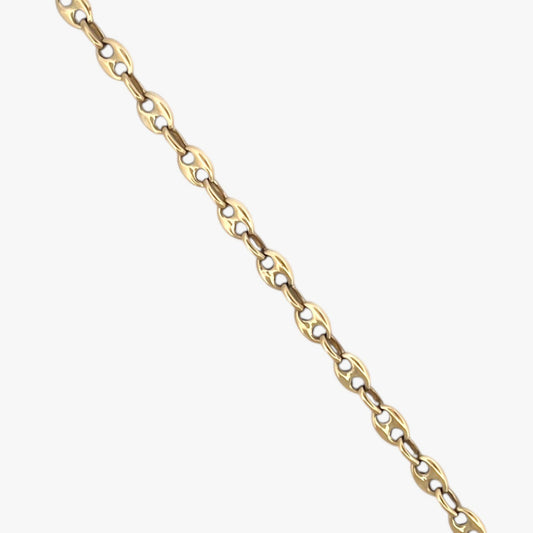 Comprar collar de oro amarillo de 18kt de cadena de calabrote. La cadena mide 62cm de largo y tiene un grosor de 5,32mm. Dispone de un cierre tipo mosquetón.Dispone de un cierre tipo mosquetón. Ian'Or.