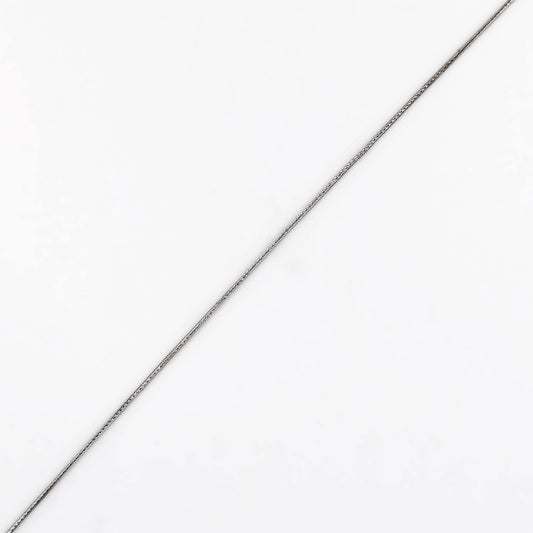 Comprar cadena cola de ratón de oro blanco de 18kt. Esta cadena dispone de cierre tipo mosquetón.Venta de joyas de lujo restauradas al mejor precio. Envío GRATIS.