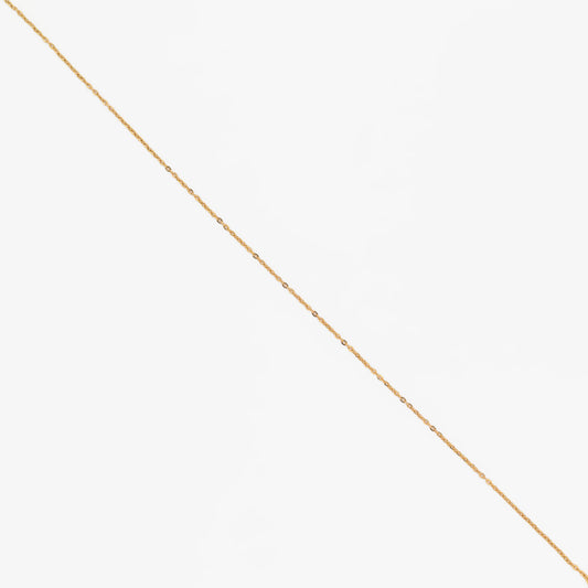 Comprar collar de oro amarillo de 18kt de. La cadena mide 46cm de largo y tiene un grosor de 0,77mm. Dispone de un cierre tipo mosquetón. Ian'Or.