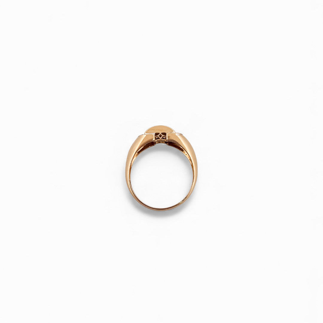 Comprar anillo realizado en oro blanco de 18kt con diamantes y zafiros. Joyas de segunda mano en Barcelona. Joyería Ian'Or. Envío gratis.