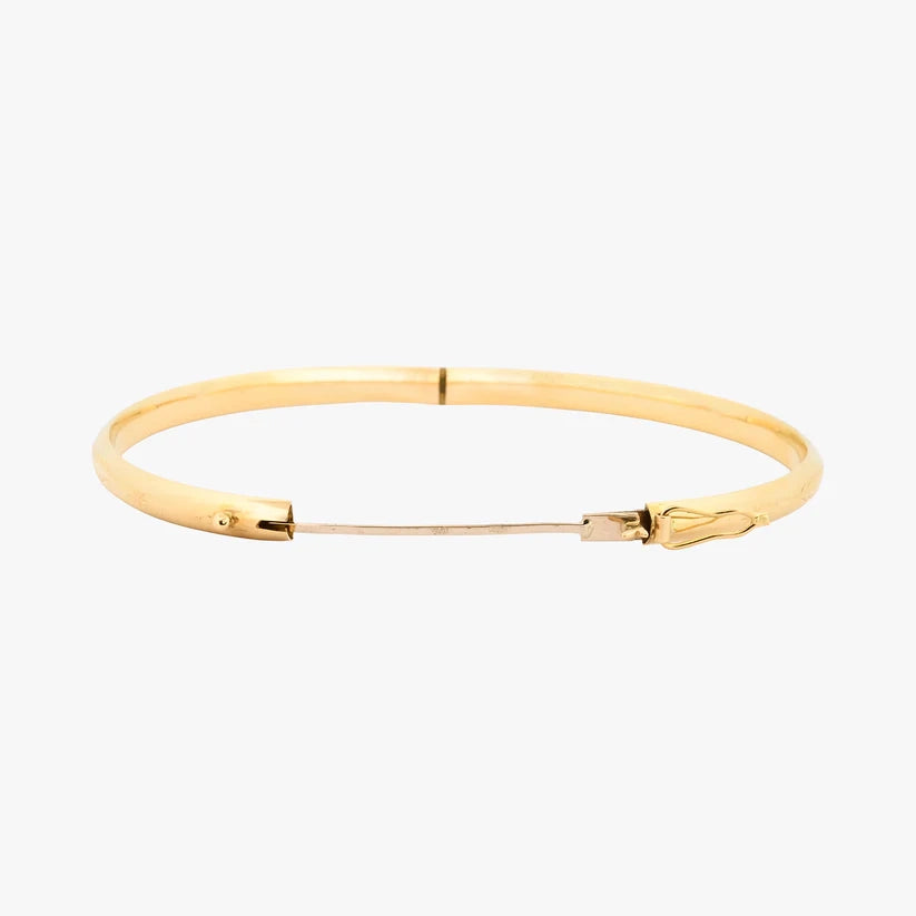 Pulsera esclava oro amarillo 18kt con grabado - 19343P