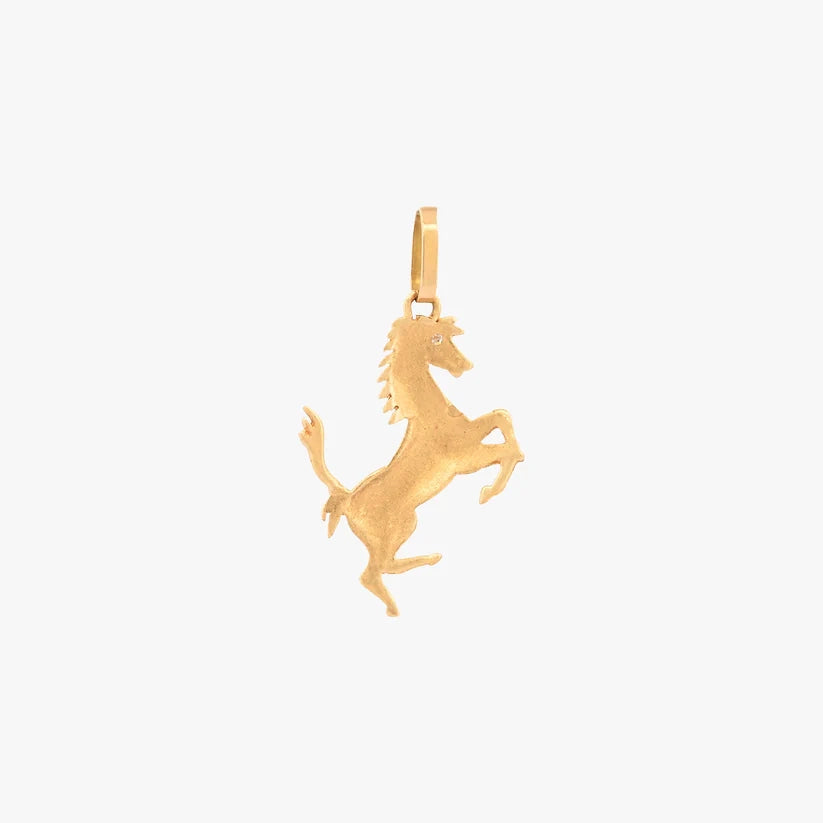 Colgante caballo rampante oro 18kt - 19369P