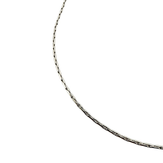 24589GV - Cadena semirrígida oro blanco 18kt - 60cm