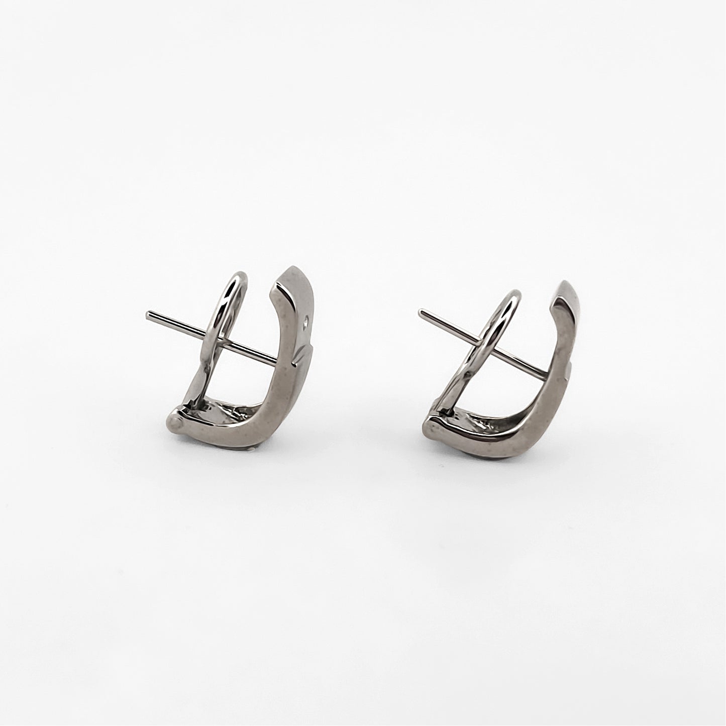 Pendientes oro blanco 18kt con diamantes - 25132GV