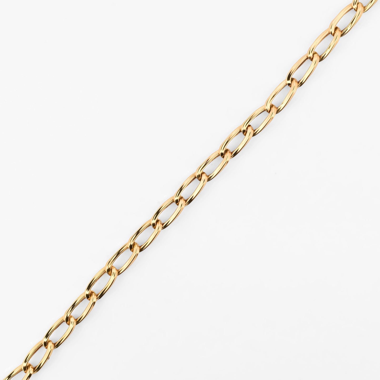 Pulsera cadena de eslabones alargados oro amarillo 18kt - 26989GV