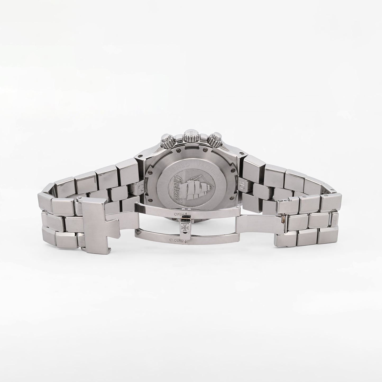 Comprar reloj original Vacheron Constantin modelo Overseas Chronograph realizado en acero. Relojes Vacheron Constantin de segunda mano baratos en Barcelona.