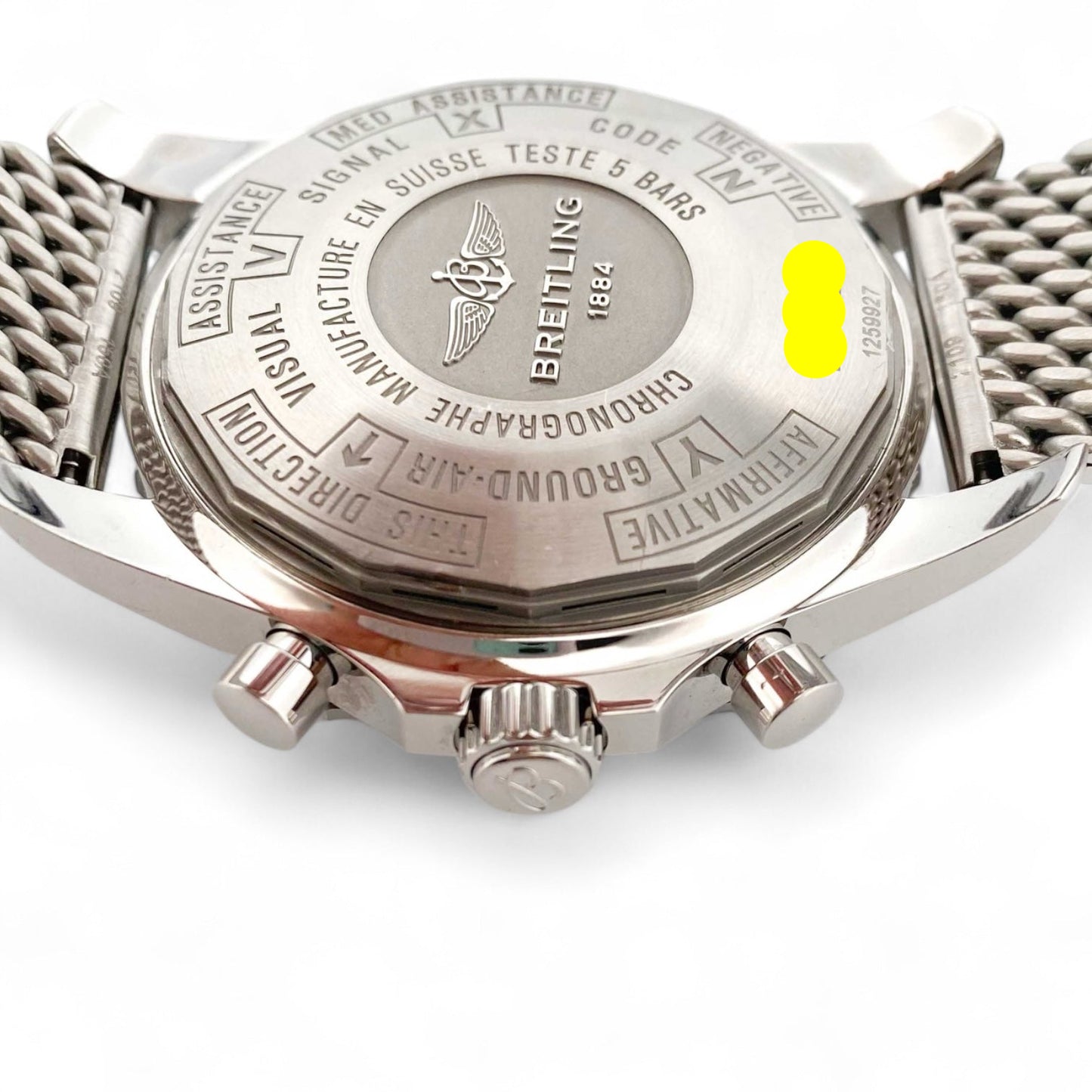 Reloj de la Firma Breitling modelo Chronospace Mariner con esfera azul. Está en perfecto estado y viene con su caja y documentación original. Relojes breitling de alta gama al mejor precio, venta de relojes de lujo de segunda mano con garantía de 2 años