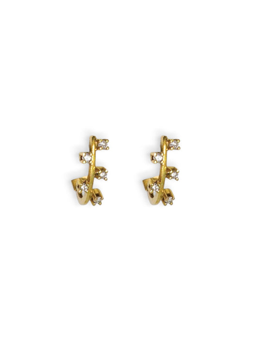 10236GM - Pendientes Oro 18kt y diamantes
