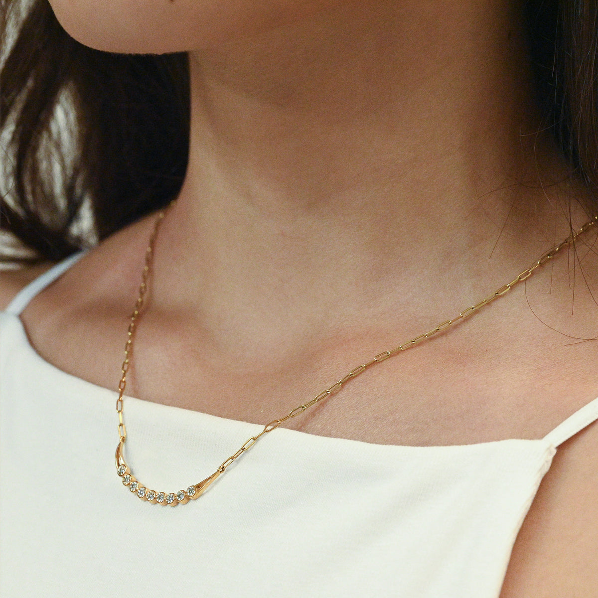 Comprar collar de oro amarillo de 18kt. Joyería compro Oro, dónde comprar y vender oro y joyas restauradas en Barcelona al mejor precio