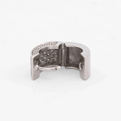 Comprar criollas de oro blanco de 18kt. Comprar joyas para novia, segunda mano, restauración y creación de joyas, compro oro Barcelona. Envío gratis.