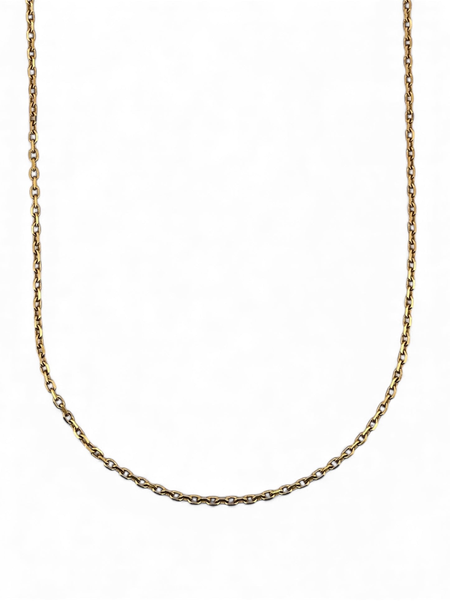 Comprar collar con cadena forzada y barras realizado en oro amarillo de 18kt con cierre tipo mosquetón. Cadenas de oro de 18kt al mejor precio en barcelona.