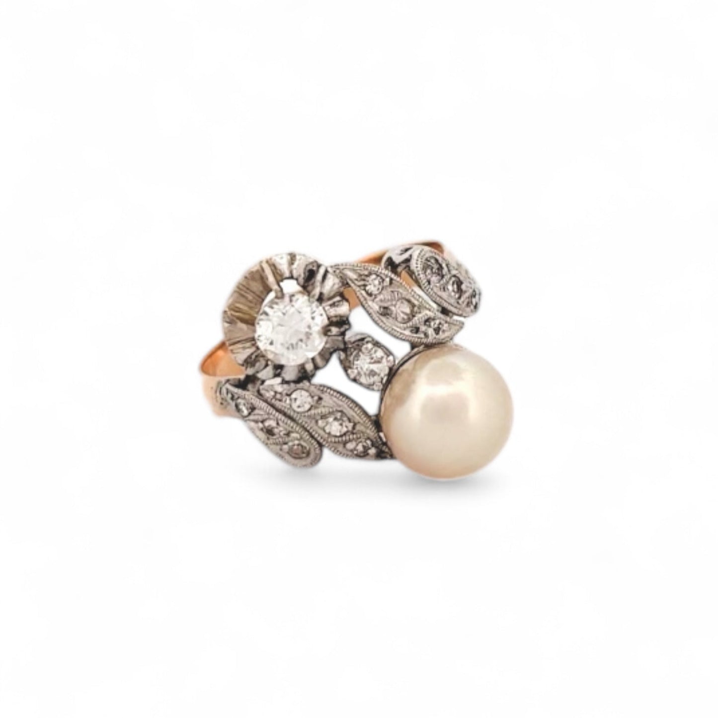 11930P - Sortija Vintage Oro 18kt y diamantes