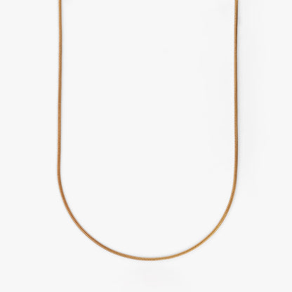 Comprar collar de la firma Tous de cadena cola de ratón de 1,16mm de grosor de oro amarillo de 18kt con cierre tipo reasa. Joyas Tous de segunda mano. Ian'Or.