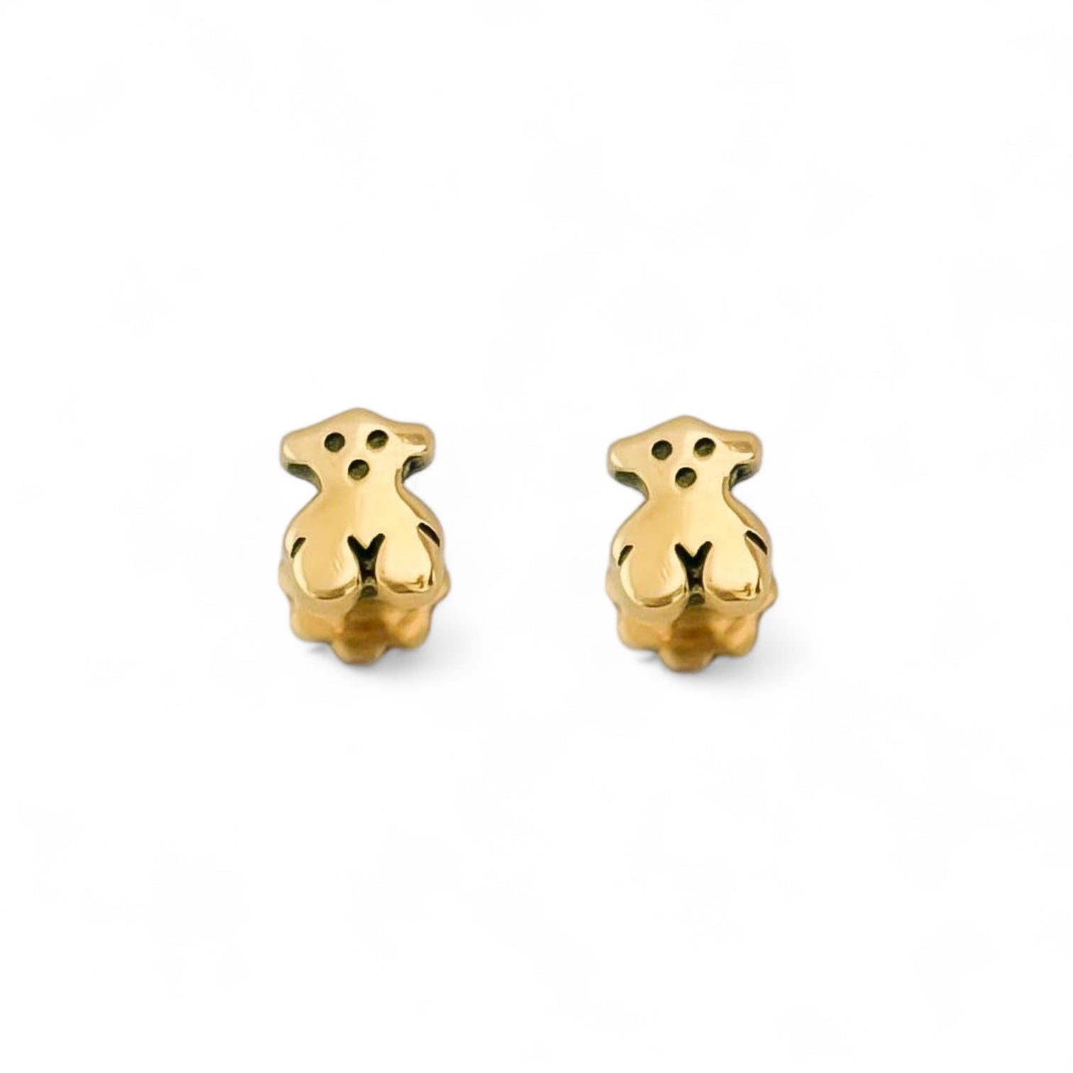 12060GM Pendientes con osito TOUS de bebe Joyeria Ian or