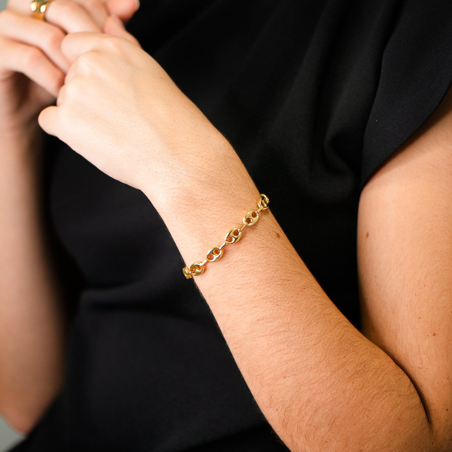 12743GM - Pulsera oro 18kt calabrote 7,5mm - 23cm