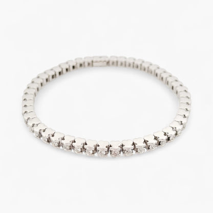 Pulsera Riviere TOUS oro blanco y diamantes motivos osito - 13451GM