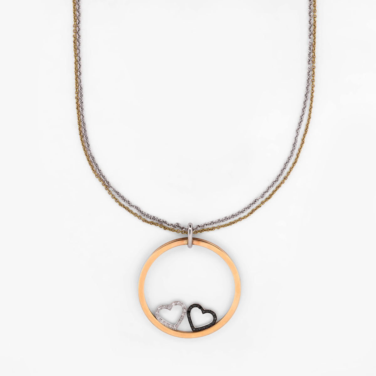 Collar de Pesavento de oro blanco y amarillo de 18kt - 13722GM
