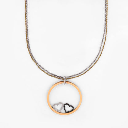 Collar de Pesavento de oro blanco y amarillo de 18kt - 13722GM