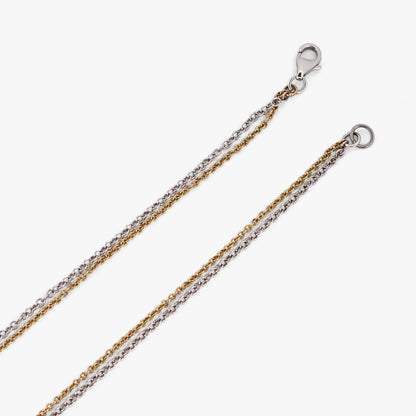 Collar de Pesavento de oro blanco y amarillo de 18kt - 13722GM