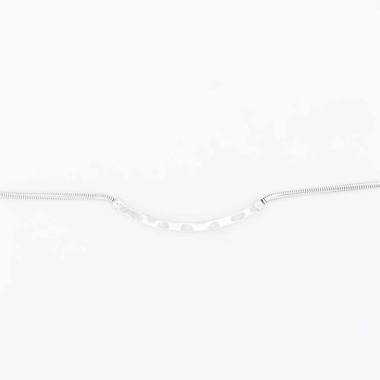 Pulsera semirrígida oro blanco y diamantes cadena serpiente - 13815GM