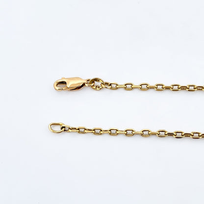 Comprar cadena forzada con barras de oro de amarillo de 18k de 65cm. Cadenas forzadas de oro baratas