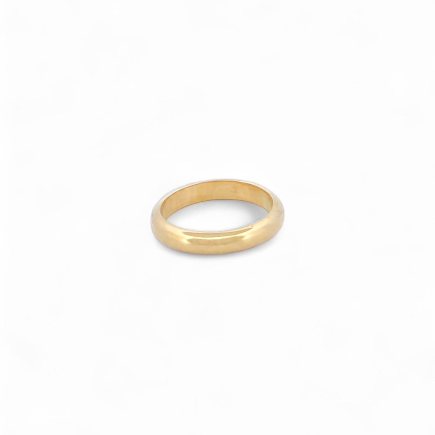 Comprar alianza realizada en oro amarillo de 18kt de la firma Bagués. Pieza de segunda mano. Joyas restauradas. Joyería Ian'Or.