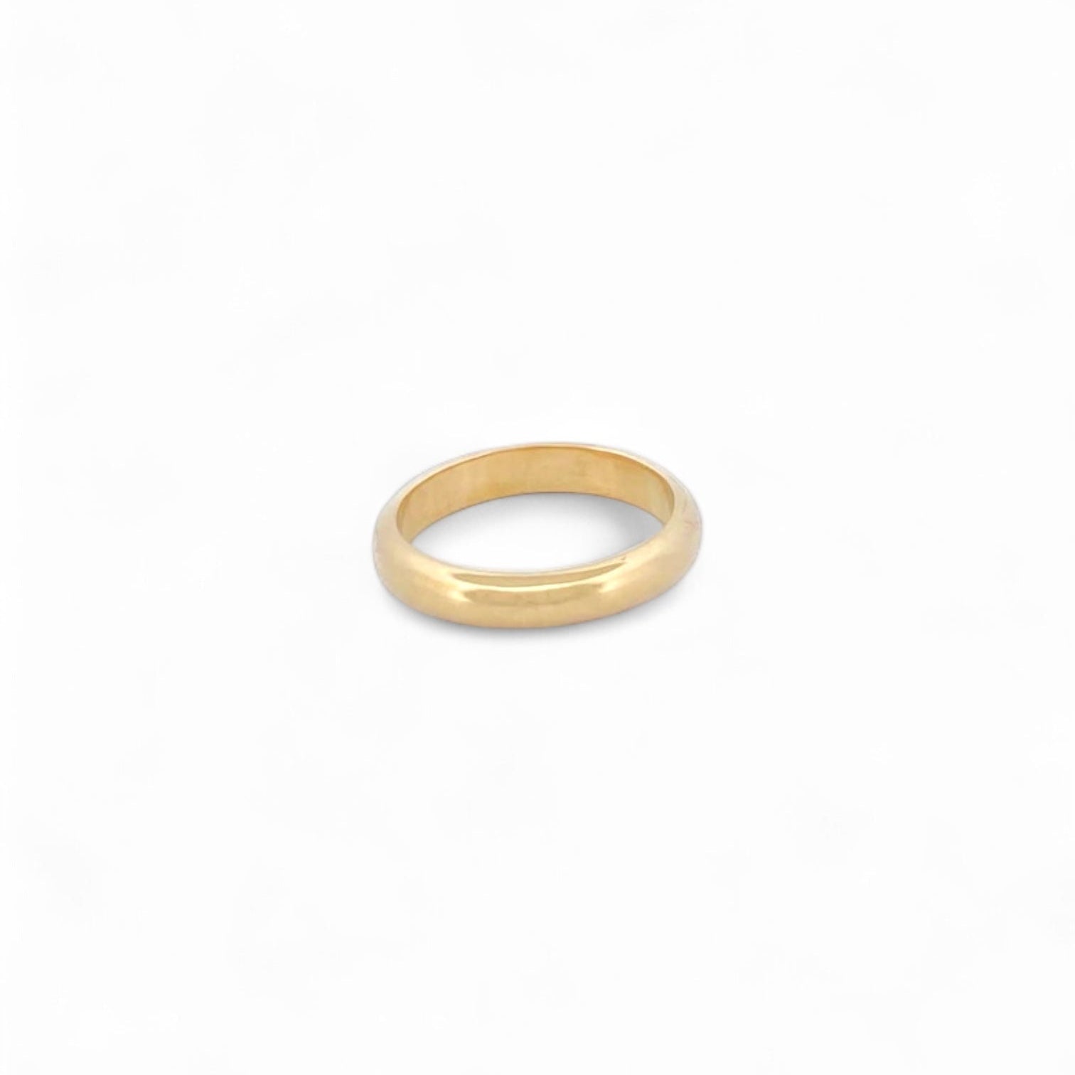 Comprar alianza realizada en oro amarillo de 18kt de la firma Bagués. Pieza de segunda mano. Joyas restauradas. Joyería Ian'Or.