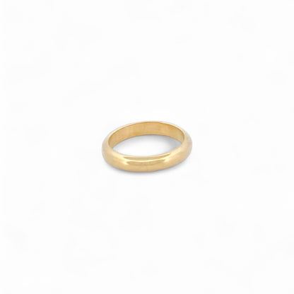 Comprar alianza realizada en oro amarillo de 18kt de la firma Bagués. Pieza de segunda mano. Joyas restauradas. Joyería Ian'Or.