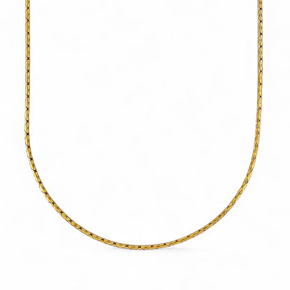 14446GM - Cadena cordón semirrígida oro amarillo 18kt - 43,1cm