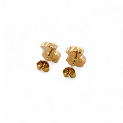 Comprar pendientes realizados en oro amarillo de 18kt originales de la firma TOUS con los icónicos ositos sweets dolls. Joyas Tous restauradas. Joyería Ian'Or.