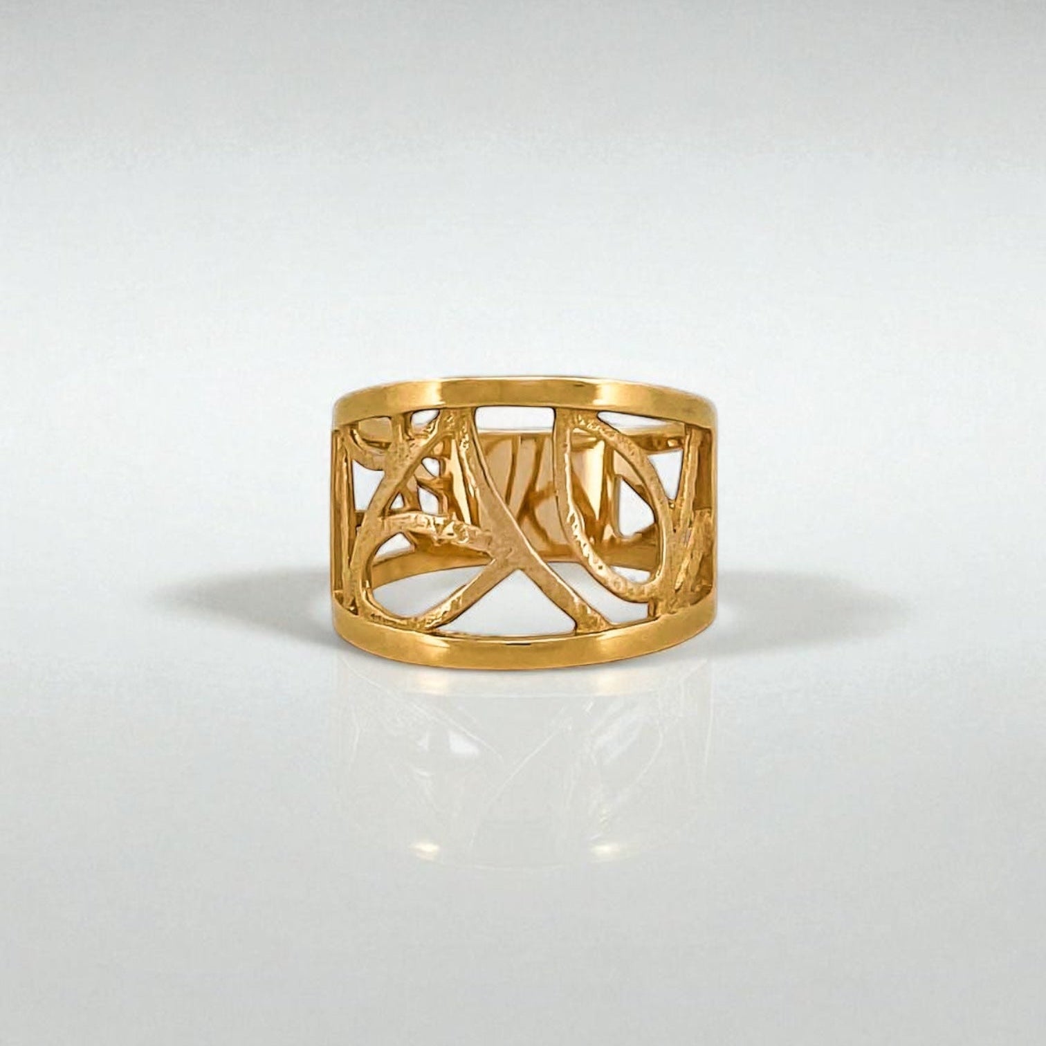 Comprar anillo calado original de TOUS realizado en oro amarillo de 18kt. Joyas de Tous de oro baratas en Barcelona. Joyería Ian'Or. Envío GRATIS.
