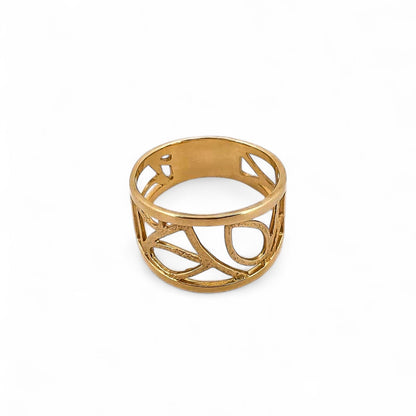 Comprar anillo calado original de TOUS realizado en oro amarillo de 18kt. Joyas de Tous de oro baratas en Barcelona. Joyería Ian'Or. Envío GRATIS.